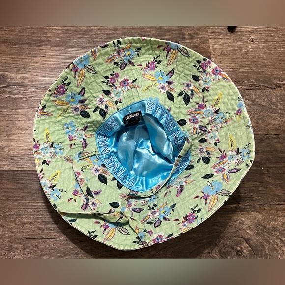 FINAL PRICE Steve Madden Womens Floral Sun Beach Bucket Hat - Picture 4 of 6